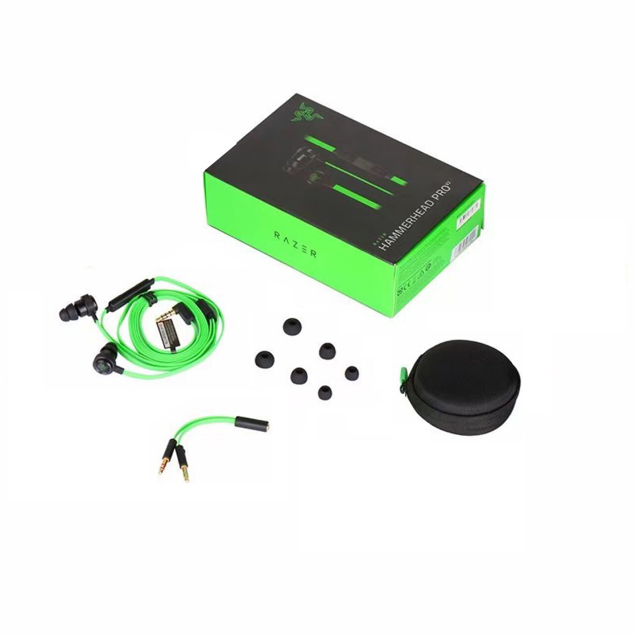 Razer Hammerhead Pro v2 earphone 3.5mm wired in ear gaming Razer Hammerhead Pro v2 earphone 3.5mm wired in ear gaming