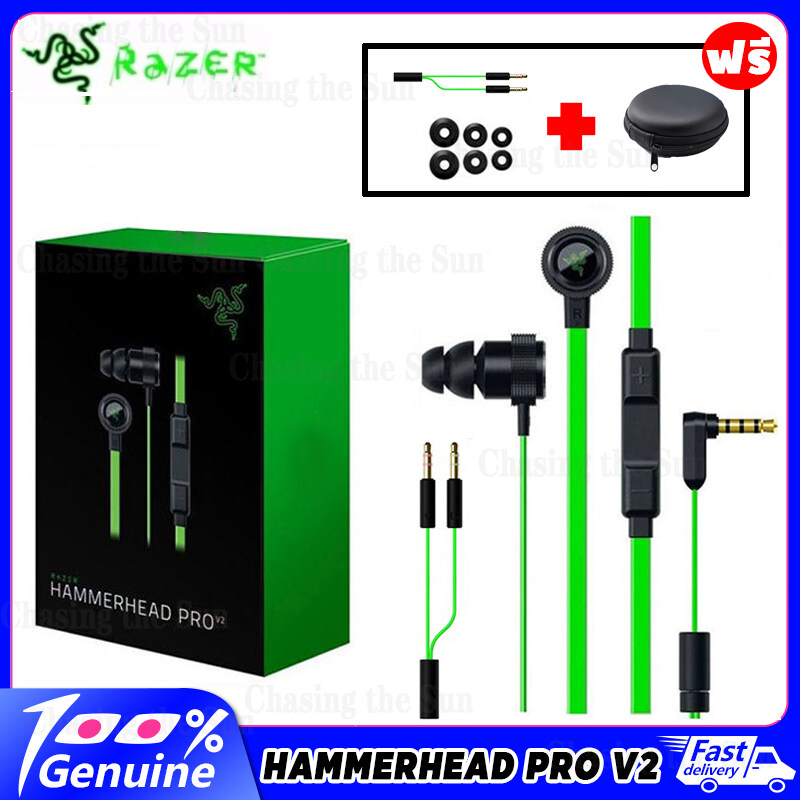 Razer Hammerhead Pro v2 earphone 3.5mm wired in ear gaming Razer Hammerhead Pro v2 earphone 3.5mm wired in ear gaming