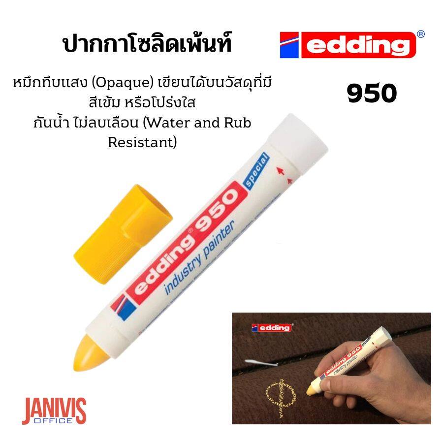 Edding 950 industriële paint marker zwart (10 mm rond