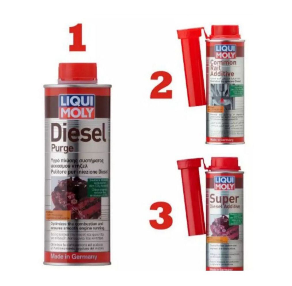 Liqui Moly Super Diesel Additive Fuel Injector Cleaner + Diesel Purge  Treatment