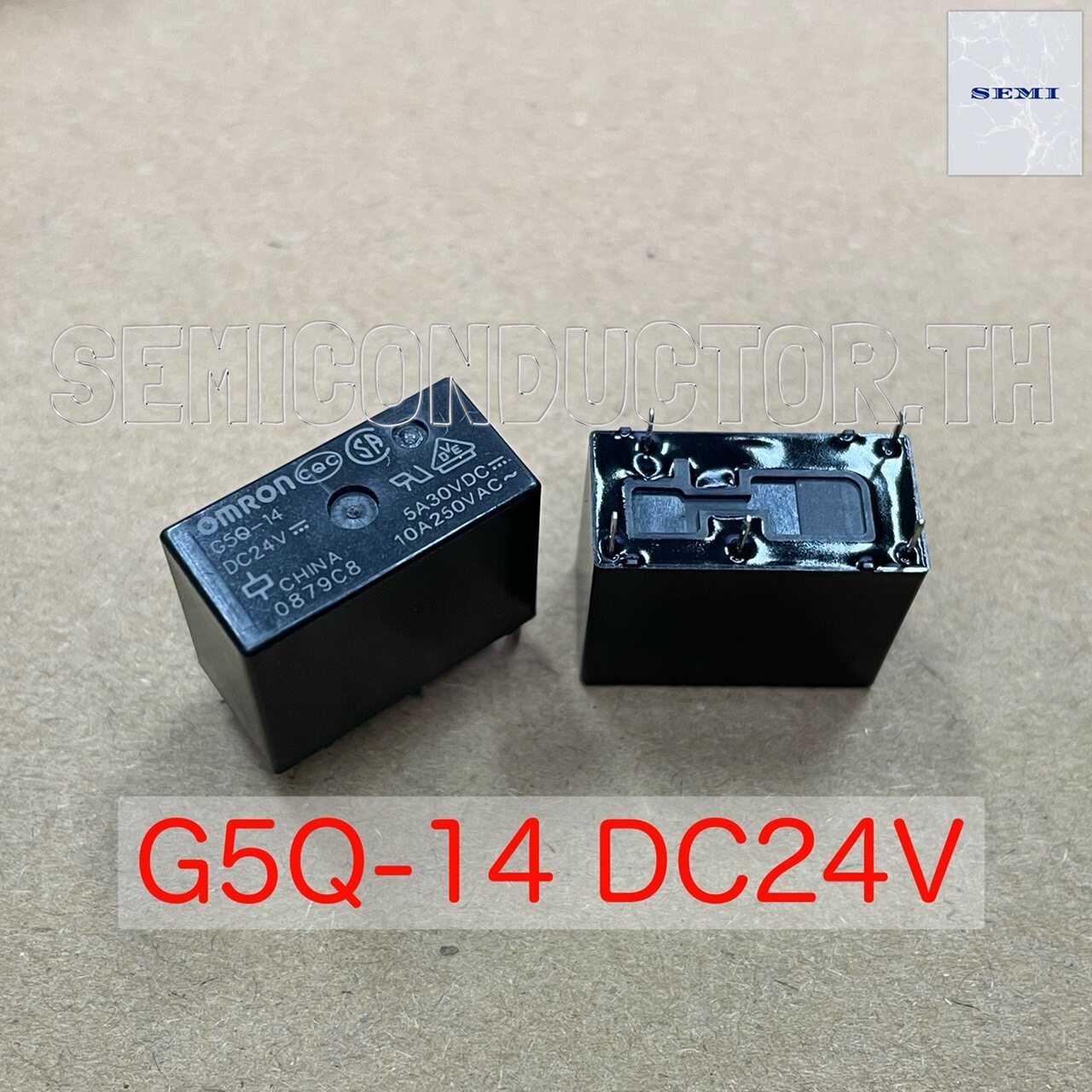 Lot De 5 Relais électriques G5Q-14-SR 5V DC 10A 250V~ - Parfait Pour Projets électroniques