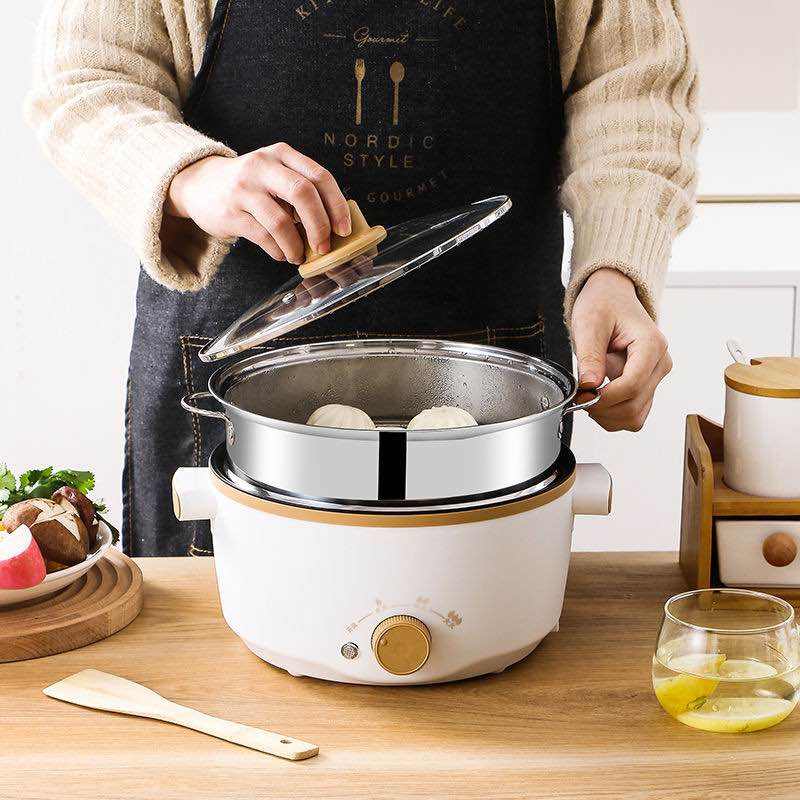 Electric frying pan multi-function electric pot mini electric pot household  hot pot non-stick small