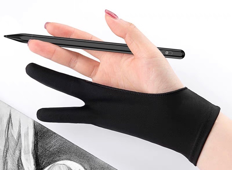 Palm rejection glove for stylus pen
