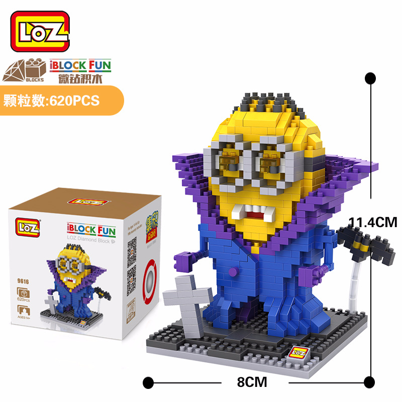 Toys Nanoblock Minion Loz Mini Blocks Despicable Me Dave Diamond