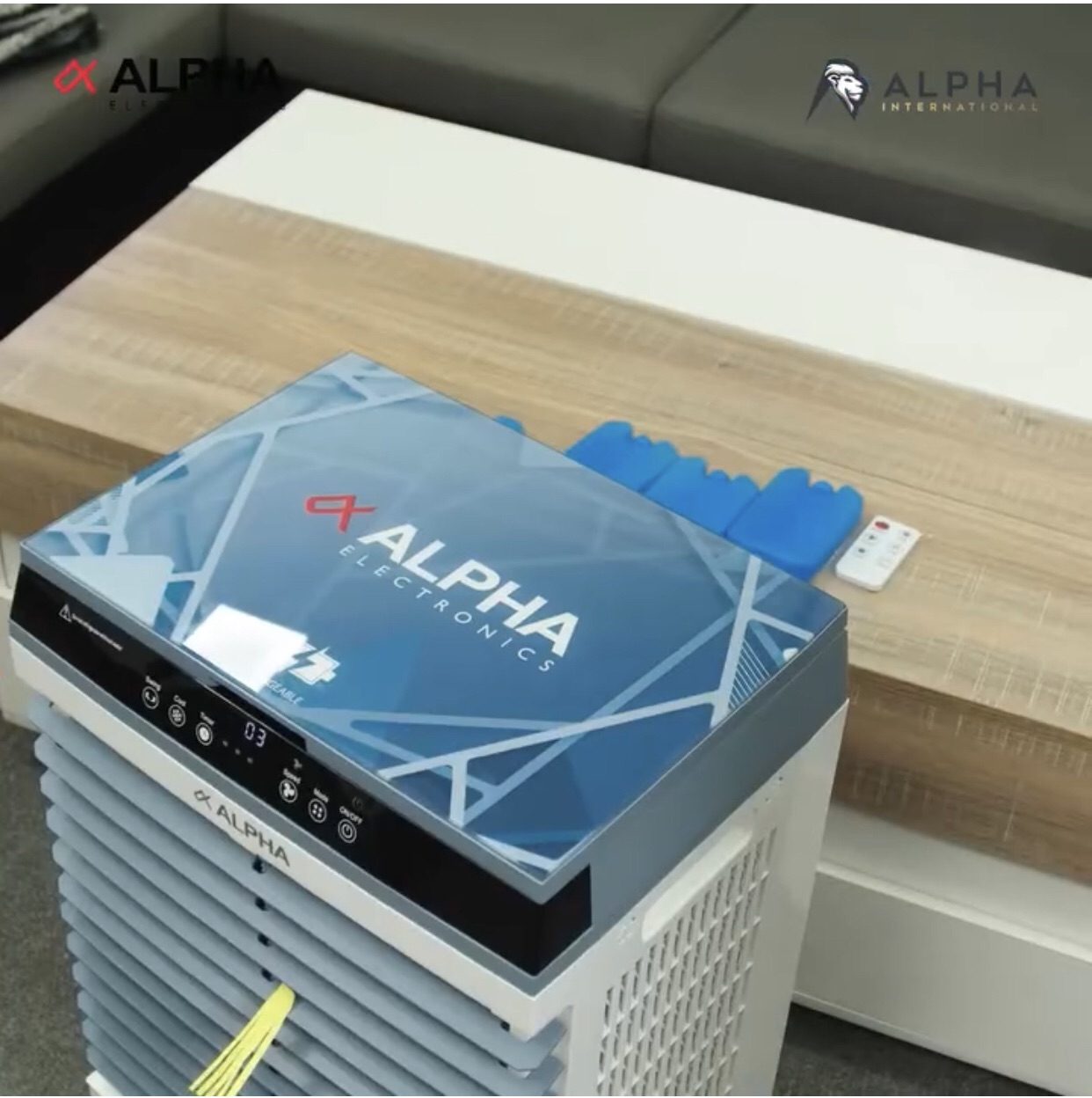 Alpha Rechargeable AC/DC အားသွင်း Aircooler RAC200BT | Shop.com.mm